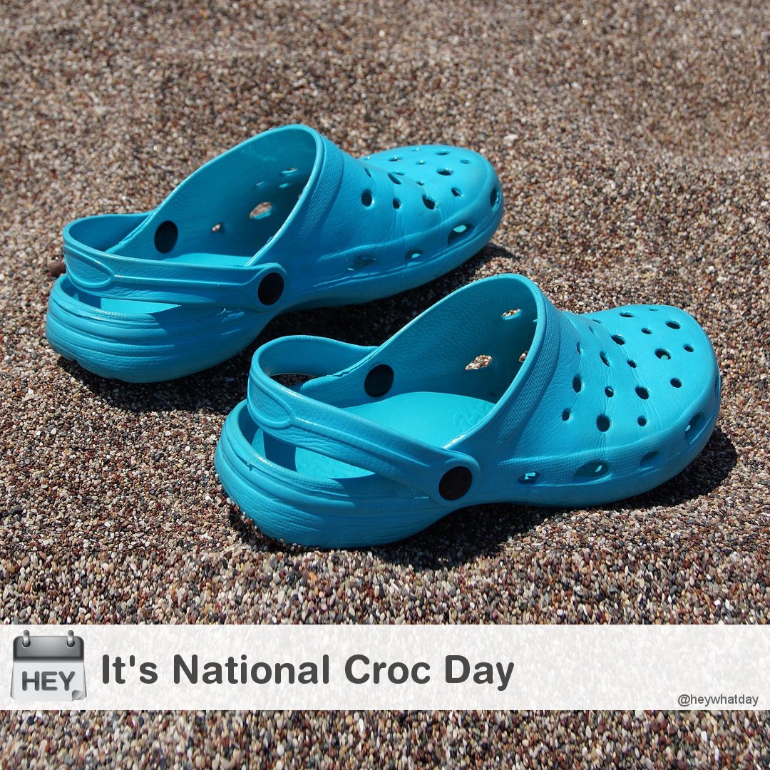 It's National Croc Day! #NationalCrocDay #NationalCrocsDay #CrocsDay #CrocDay