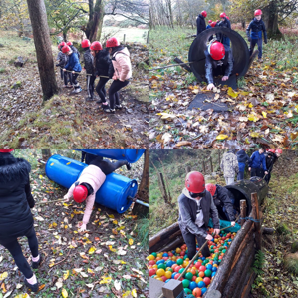 KingsParkSec's tweet photo. More fun this afternoon... all S1 have been brilliant sports and fully participating in all the activities. #nighttrail #followmyleader #believeachieve https://t.co/b4XbIMV55o