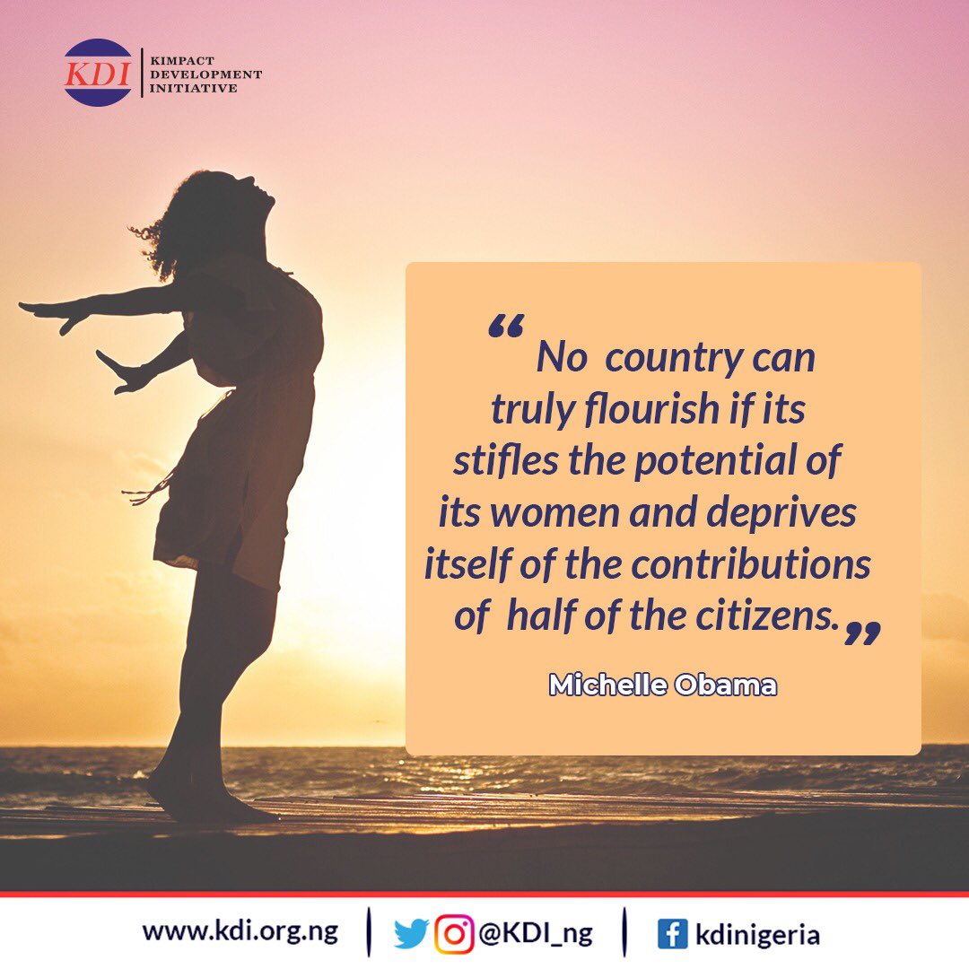 Kimpact_Global's tweet photo. In 2019, Women made up 49.33% and 47.14% in Nigeria’s population and registered voters respectively. No Nation develops when it deprives itself of the contribution of half of the citizens. The representation of women needs to be increased on the table while planning. #SAGE https://t.co/7lSdONPC4g