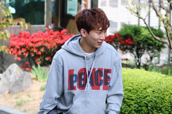 Eunkwang oppa in a hoodie 