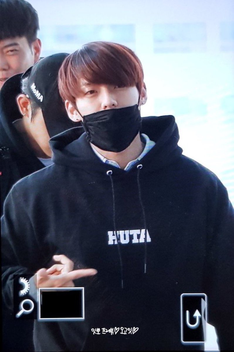 Minhyuk with a flower crown and hoodie might be THE look omg