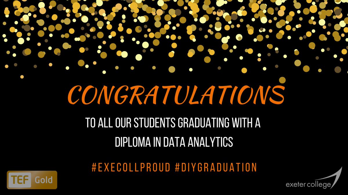 ExeterCollege's tweet photo. Congratulations to all our graduates who have achieved a Diploma in Data Analytics @bcs
#ExeCollProud #DIYGraduation #LoveOurColleges https://t.co/yRorxW3nSV