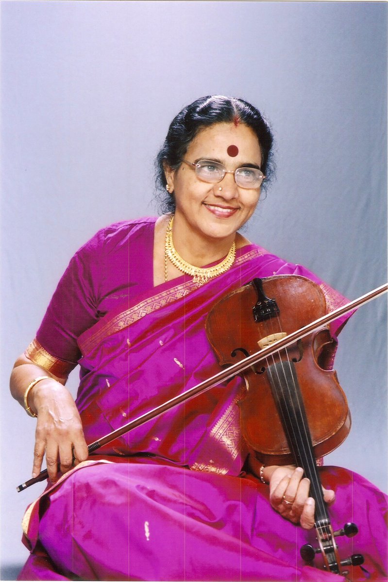 21/n #SaraswatiDarshan  #सरस्वतीदर्शनPadma Bhushan Dr.  #NRajam ji (13 Apr 1938), has an extraordinary command over the instrument, well known for her unique "Gayaki Ang" style of Violin, has been both Professor and Dean at the Banaras Hindu University for ~45 years. 