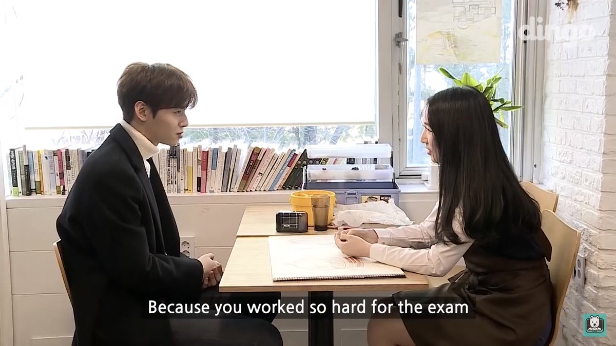eunwoo x dingo: eunwoo went out on a “date” in this specific episode that aimed to relieve the stress of students since their national exams were coming up