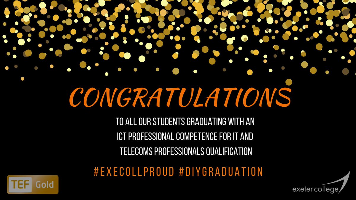 ExeterCollege's tweet photo. And to Jack and Benjamin - congratulations on achieving a qualification in ICT Professional Competence for IT and Telecoms Professionals! @PearsonEdexcel #ExeCollProud #DIYGraduation #LoveOurColleges https://t.co/nQOPa5fMD8