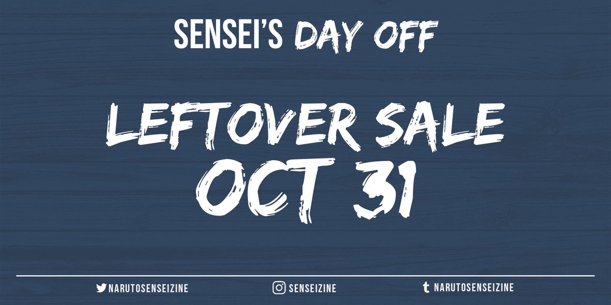 SenseiZine's tweet photo. LEFTOVER SALE OPENS OCT 31 🍃
The store will open for a couple weeks; if you weren't in time to grab a copy of our zine this is your chance! The amazing pin designed by @MarinaXStudios will also be available !! 💙 Mark OCT 31 on your calendars 👻 https://t.co/mZr5ymV0TV