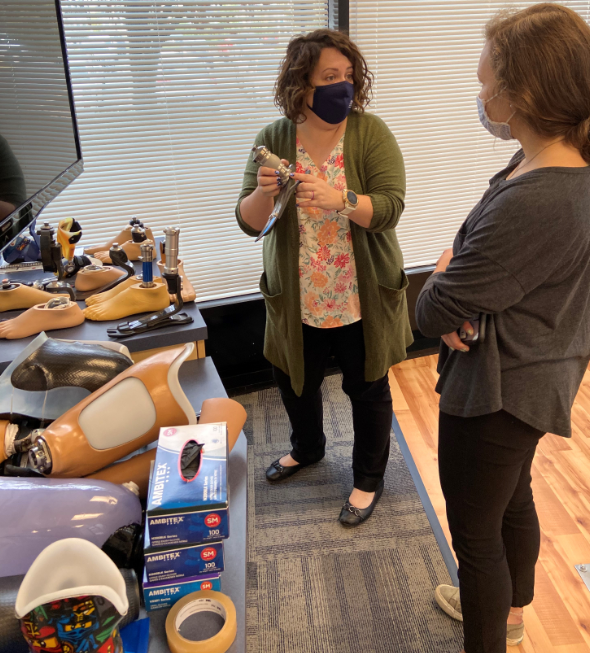 AbilityPO's tweet photo. Happy Friday! This week, Eric Shoemaker, MS, CPO and Kris Desjardins, CPO, FAAOP donated prosthetics components to engineering students at The Catholic University of America .
#CUA #donation #donate #share #engineer #engineering#study #prosthetics #orthotics #Abilitypo
Read less https://t.co/4GXIgs4oh9