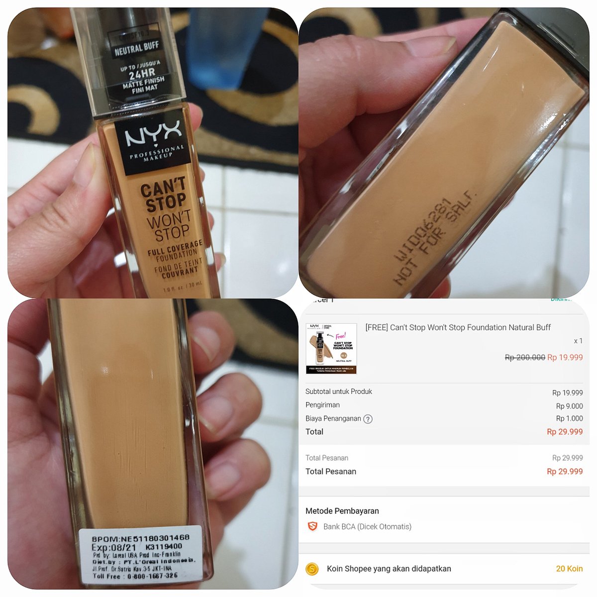 windarocker's tweet photo. @RacunBelanja Mantap mincun
Walau barang sample ya. Karena ada tulisan not for sale 😅😅 https://t.co/292cpoqXZz