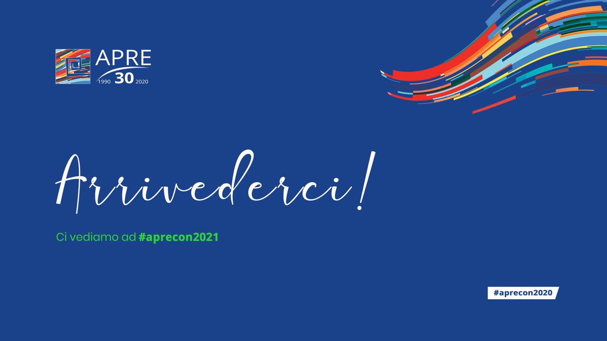 apre_it's tweet photo. “La forza di una comunità è nel suo saper essere una comunità aperta”
Da tutti noi in #APRE grazie alla nostra rete (+140) #APREsoci e a tutti voi per esser stati con noi #aprecon2020!
Insieme, verso un nuovo futuro
Ps: video e materiali on line su https://t.co/VgWQrNnDvj https://t.co/SvlwScpFxG