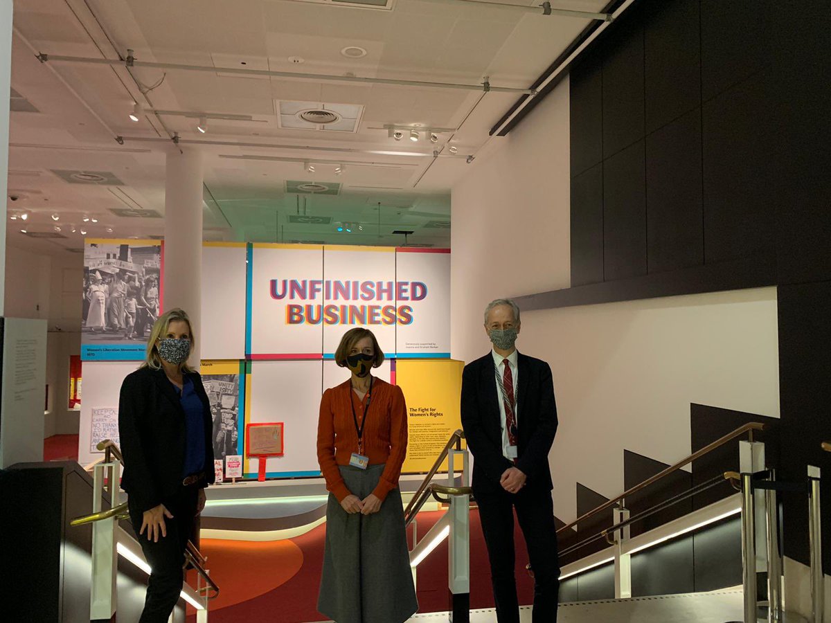 cj_dinenage's tweet photo. Fantastic #unfinishedbusiness exhibition opens today @britishlibrary. Beautifully curated by @PollyRussell1 it charts the history (&amp; ongoing crusade) for women’s rights in a collection of poignant, surprising &amp; captivating items. Well worth a visit! https://t.co/A9XyHMmBQw https://t.co/yLVkElEhsH