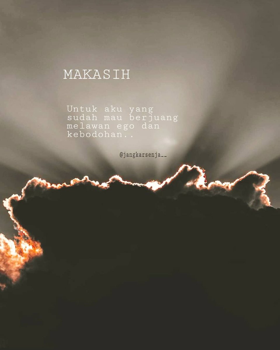 TriyaChan's tweet image. Cuma mau bilang gini ke kamu..
"Semanggat ya, kamu hebat, kamu yang terbaik, makasih untuk tidak mengalah pada keadaan. Aku cinta kamu" ...

#instastory #instagood #instagram #katakatabijak  #katakata  #wattpad #wattpadstories #notes   #selfrespect #tiktok #chat #katakatamutiara