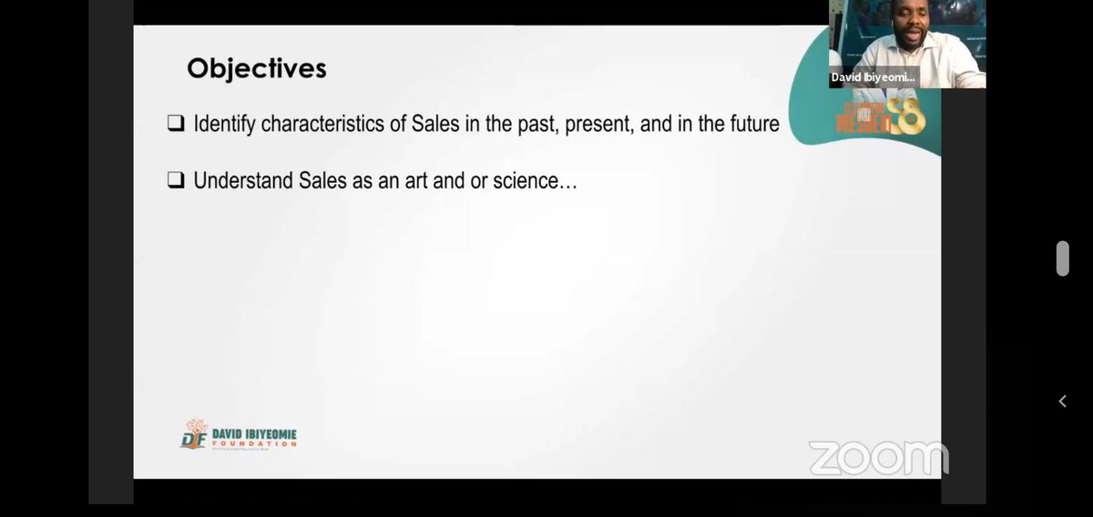 DIF_Foundation's tweet photo. Live session from DIF Virtual Business Clinic: Future of Sales by Kenneth Nwokoro.
Kindly check our Facebook page to watch the live stream.
#DI58 #DavidIbiyeomieAt58 #difimpact #DIFproject #DIFBusinessClinic https://t.co/A8GZoMAHG4