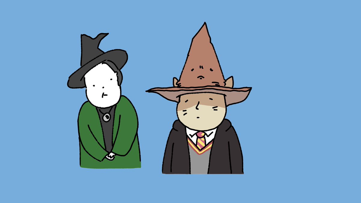 原ストマック しれっと組み分け帽子スナギツネ ハリポタ ハリー ポッター 金曜ロードshow ハリー ポッターと賢者の石 しれっとスナギツネ