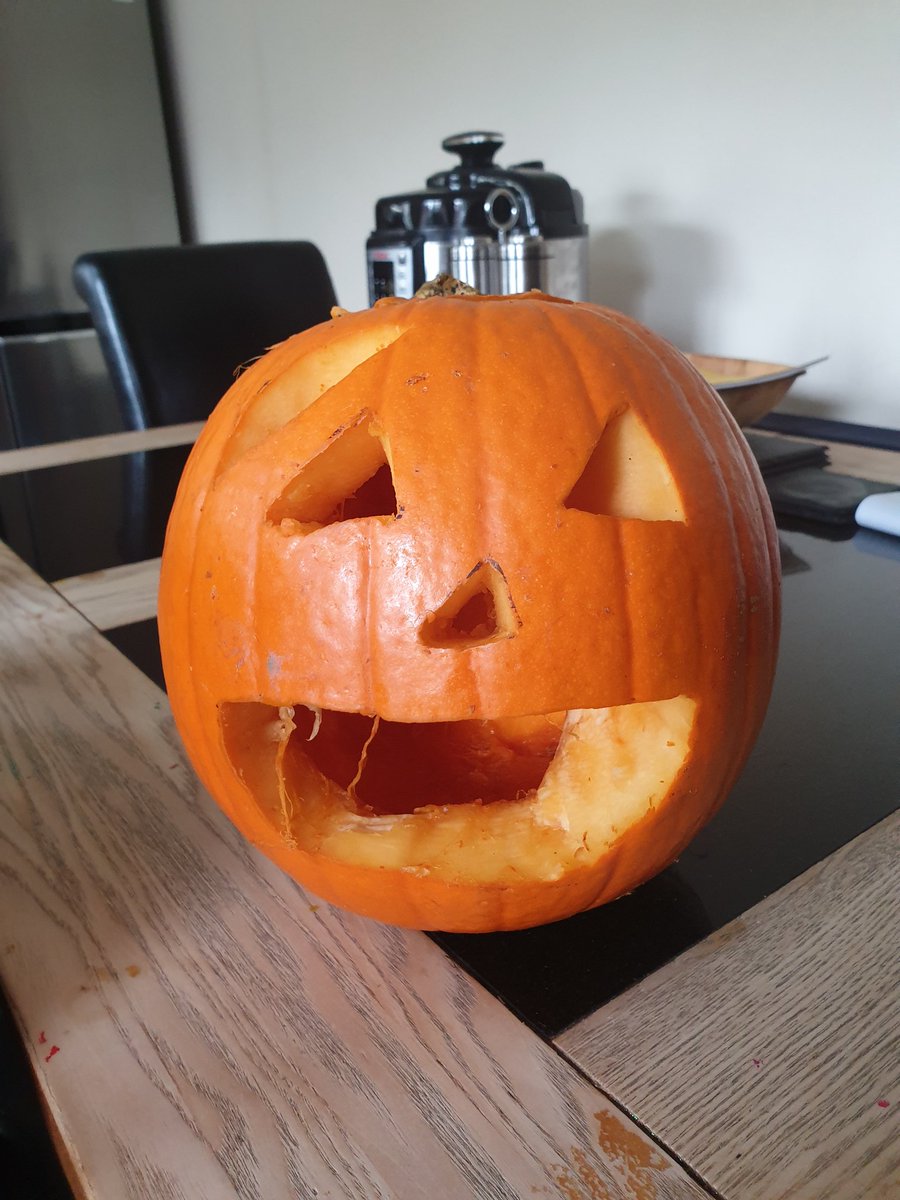 danikiera3's tweet photo. Corey has had loads of fun at school today and would like to say thank you for his pumpkin @SpaAcadAskern https://t.co/nAj3Dbg0HD