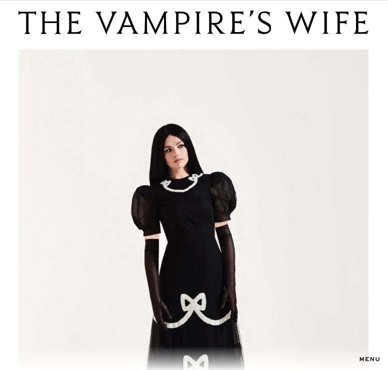 HingstonTOM's tweet photo. Pleased to introduce #TheVampiresWife beautiful new site https://t.co/ItQtXSMKKu Design and development by @kingandpartners with new visual identity by #hingstonstudio #design #branding #fashion #collaboration https://t.co/9AaIyjRD83