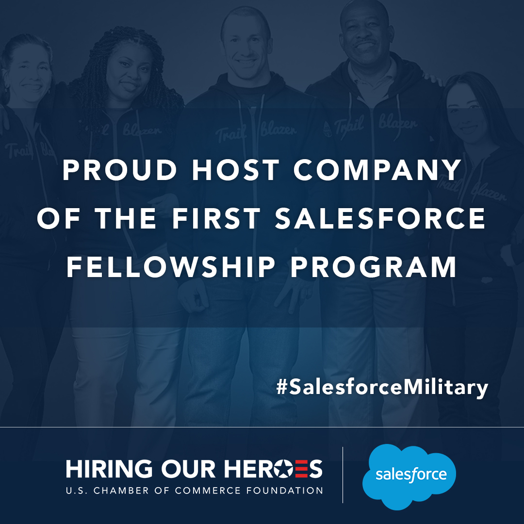 portstarboardvb's tweet photo. We can't believe how quickly the last 12 weeks have gone by! We feel so fortunate to have met Kesha and Bret, our Salesforce and Hiring Our Heroes program fellows. 

 We can't wait to see what their futures hold! We know they will do great things. 😄🙌 https://t.co/TQCiZ9FUxk