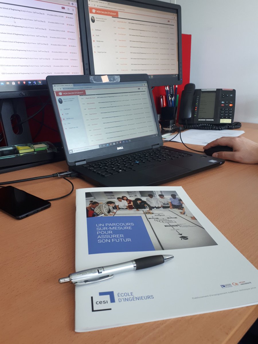 StephCaesteck's tweet photo. @CESIingenieurs présent aux Tournées des Pays du Golfe @CampusFrance. Découverte avec nos conseillers @CESI_IdFCentre des métiers de l'#ingenieur , #BTP #Industrie #informatique #systèmes électriques et électronique embarquée https://t.co/iiFilLh3cN