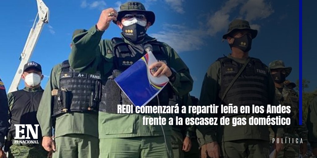 ElNacionalWeb's tweet photo. REDI comenzará a repartir leña en los Andes frente a la escasez de gas doméstico #ENPolítica https://t.co/3zZud9cLX8 https://t.co/Tcuww7G3Db
