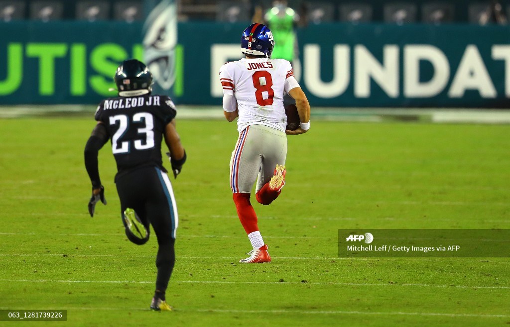 BetUS_Official's tweet photo. #ThursdayNightFootball #Reaction
#HowAboutThem @Eagles taking No. 1 in #NFCLeast with 12 unanswered pts in the 4th Qtr 2 win 22-21.
The #NewYuck @Giants highlight was QB @Daniel_Jones10 80 yard run for a TD...til he tripped.
#AmericasFavoriteSportsbook #Fail #GetSome #Football https://t.co/Zh2Wbfme4I
