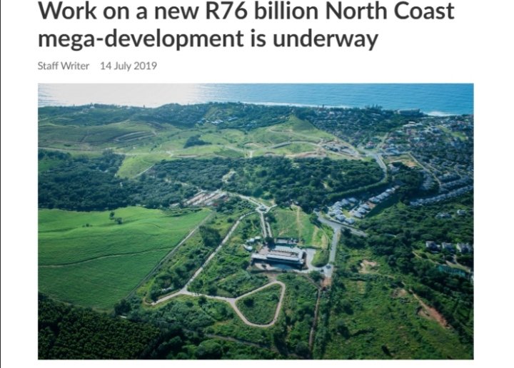 In 2019, they were reported to be involved in a R76 billion mega development on the KZN North Coast. The area – covering some 5,000 hectares between Sheffield Beach and Blythedale – is earmarked for massive residential, resort and commercial property developments #KnowYourOwner