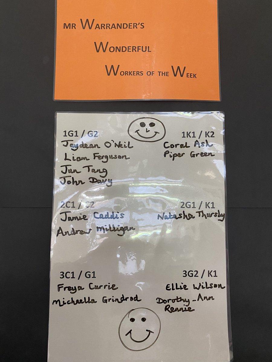 AyrAcademyMFL's tweet photo. Well done 👏 
Lots of deserving pupils awarded ‘Worker of the Week’ across junior classes in Languages.
Who will earn the title next week?
#WorkeroftheWeek #Believe #Achieve https://t.co/IAeE25UDZV