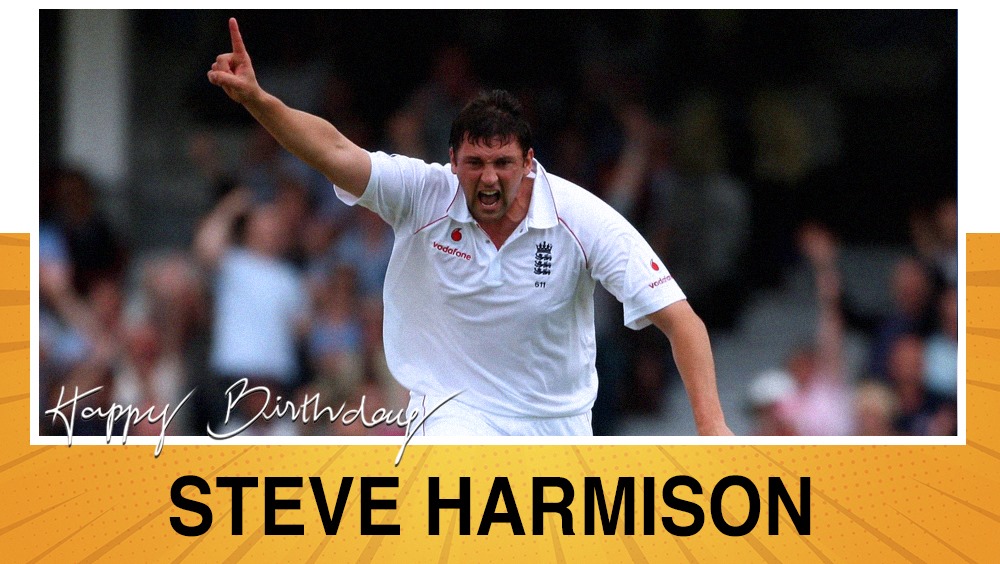 samaasport's tweet photo. Wickets in Test cricket: 2⃣2⃣6⃣ 

Wickets in ODI cricket: 7⃣6⃣ 

2004 ICC Champions Trophy finalist ✅

2005 and 2009 Ashes winner 🏆🏆

Former 🏴󠁧󠁢󠁥󠁮󠁧󠁿 fast-bowler @Harmy611 turns 42 today 🎂🥳🎉🎈 

#England #Cricket #SteveHarmison https://t.co/vAXtzL0eCi