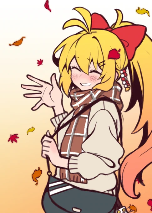 『それじゃあね。』

 #弦巻マキ深夜の真剣お絵描き60分勝負
お題「紅葉」「フィナーレ」

最近ほとんど参加できていませんでしたが自分にとってとても思い出深いタグでした。
運営ありがとうございました! 