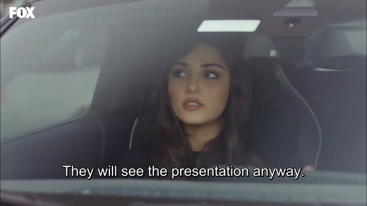 he wanted to give her a ride so he could coach her on how to do the presentation, for professional purposes only  #SenÇalKapımı  #EdSer