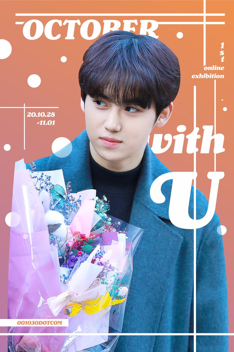 001030dotcom's tweet photo. 𝟎𝟎𝟏𝟎𝟑𝟎𝐃𝐎𝐓𝐂𝐎𝐌 𝟏𝐬𝐭 𝐎𝐧𝐥𝐢𝐧𝐞 𝐄𝐱𝐡𝐢𝐛𝐢𝐭𝐢𝐨𝐧

#October_with_U 
윤성이 생일을 축하하기 위해 온라인 전시를 합니다

-20.10.28-11.01
-전시회 링크는 추후공지

RT+follow 해주신 분 중 1명, #October_with_U 와 함께 전시 후기를 올려주신 2명을 추첨해 ALL SET를 드립니다. https://t.co/CPAJK8f6uM