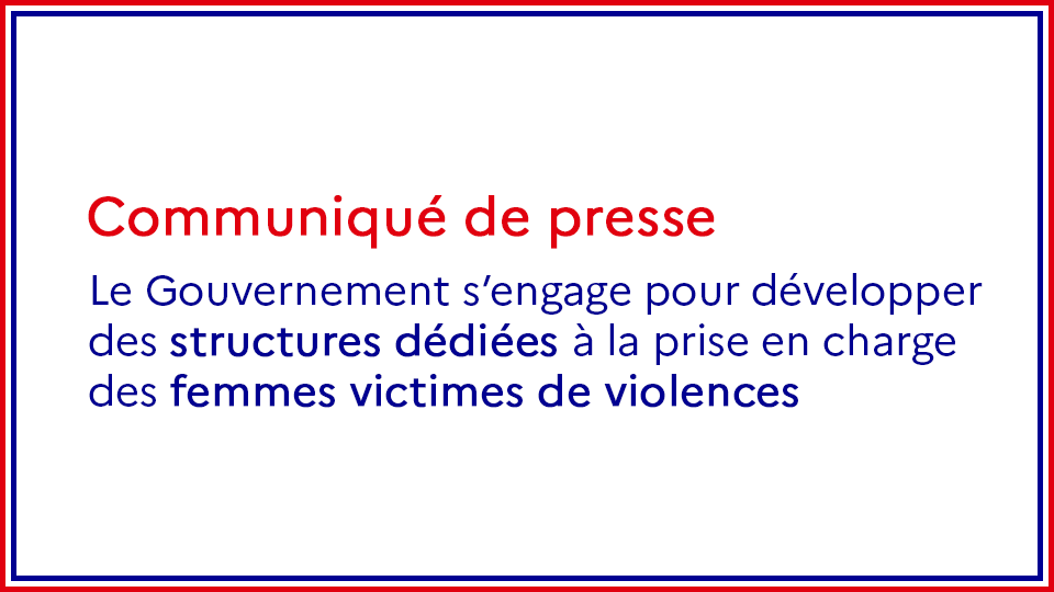 egalite_gouv's tweet photo. 🗞Communiqué | Le @gouvernementFR s’engage pour développer des structures dédiées à la prise en charge des femmes victimes de violences.
↪Elles seront financées à hauteur de 5 millions d’euros par le @MinSoliSante afin de couvrir tout le territoire.
CP: https://t.co/VIjhGFpvsg https://t.co/ugSMs597yZ