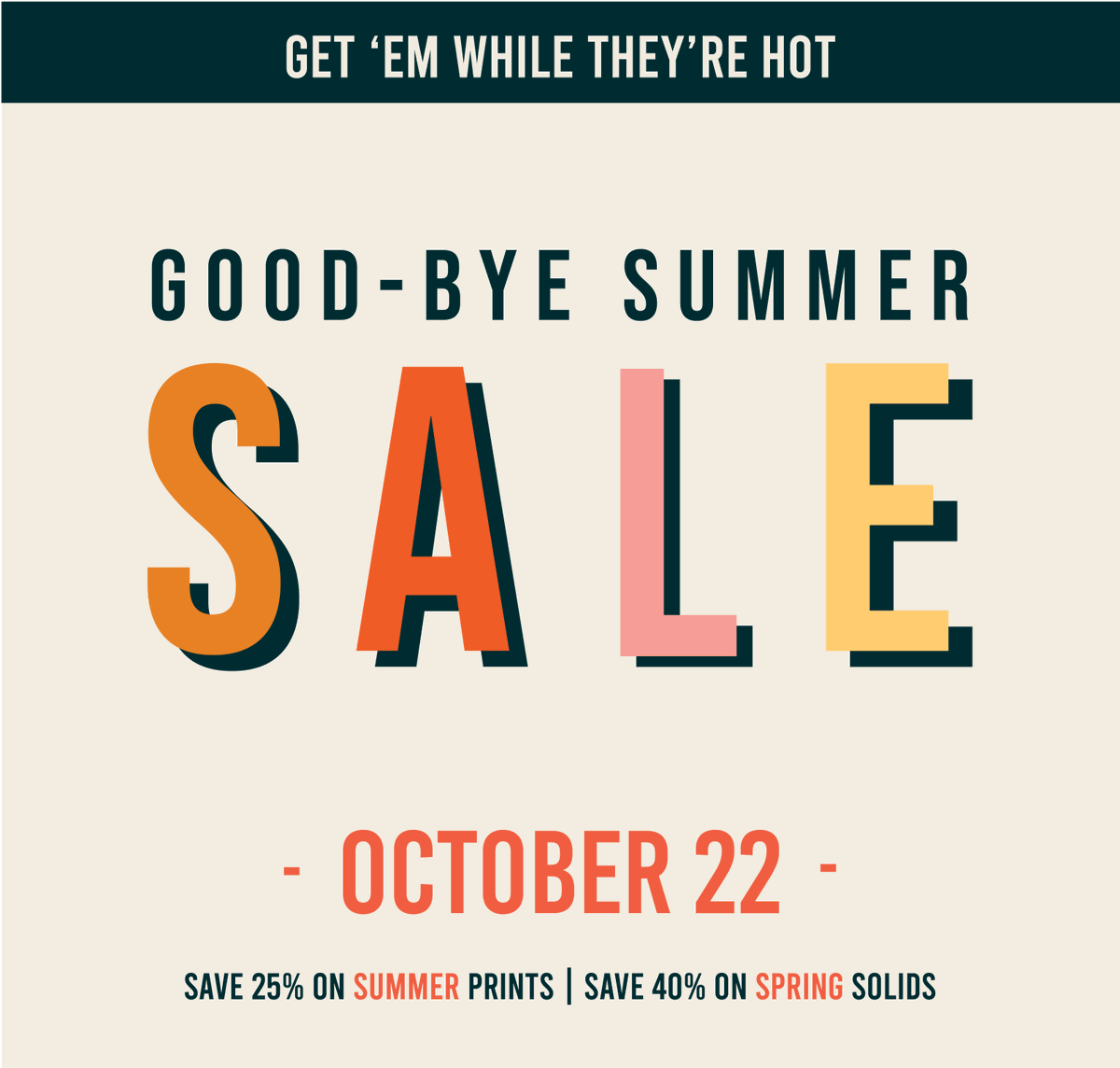 ⭐  UP TO 40% OFF ⭐  It’s your last chance to get your favorite Summer and Spring hues! Get our most iconic bags full of floral patterns and warm colors while you still can. bit.ly/3jwLgpj