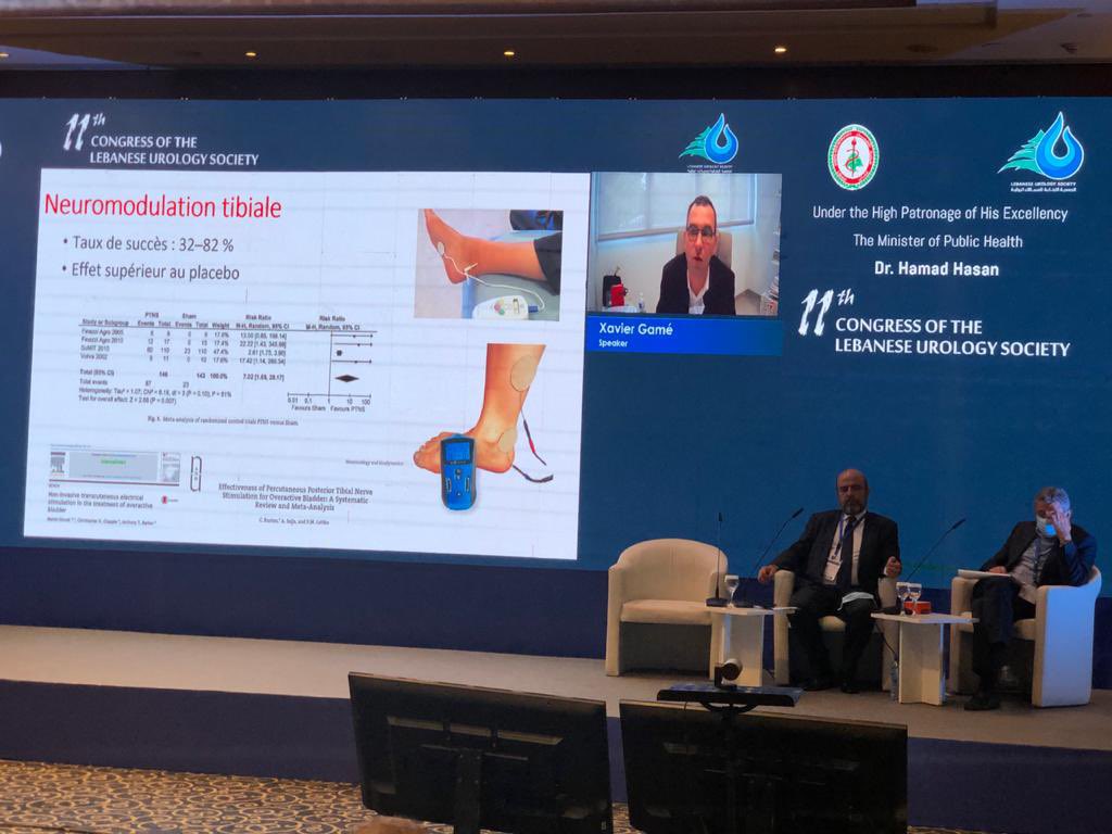 Vessie hyperactive rebelle Pr Xavier Gamé <a href="/PrXgame/">Xavier Gamé</a> 

<a href="/AFUrologie/">Association Française d'Urologie - AFU</a>
<a href="/InfoAeu/">AEU</a>
<a href="/AmerUrological/">Amer. Urol. Assn.</a>
<a href="/mophleb/">Ministry of Public Health - Lebanon</a>
<a href="/beirutleroyal/">Le Royal Beirut</a>
 
#Lebanon #uroleb 

Organized by: <a href="/infomedleb/">Infomed Int'l</a>