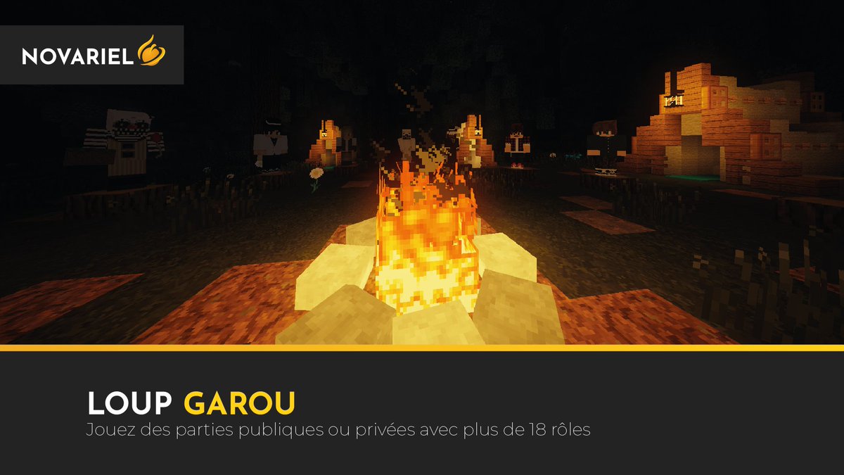 NovarielMC's tweet image. Le projet suit son cours ! Le Loup Garou, l'un des mini-jeux présents à l'ouverture de Novariel 🐺