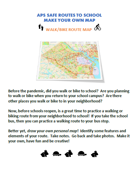 APSsaferoutes's tweet photo. @APSVirginia students, it's Friday #Walktober 23 and you have the day off! It's also just a few weeks until some of you head back to campus--the perfect time to create a personal map of your Walking or Biking Route to School. Here's how:  https://t.co/fyLAVCD345  #APSWalks2020 https://t.co/cJsVx4h46v