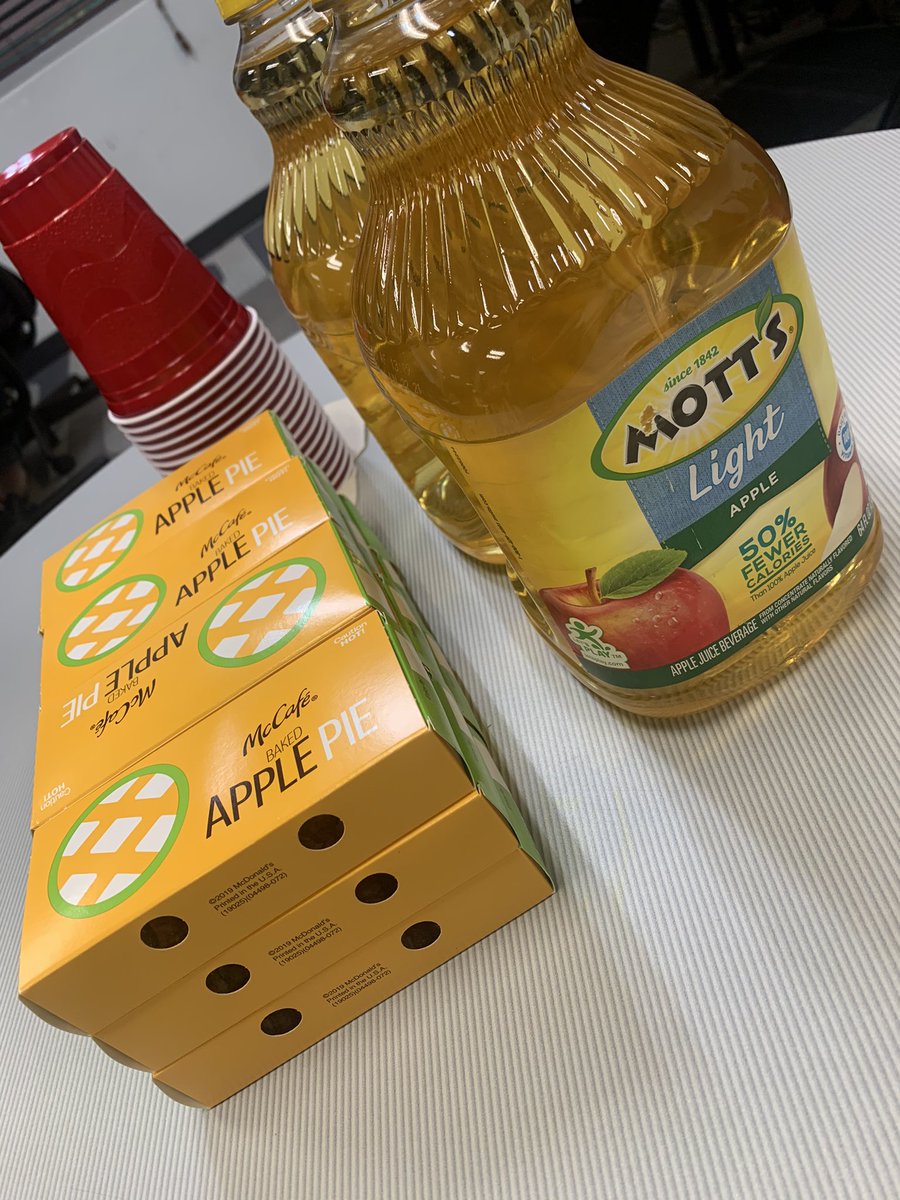 Apple Juice, Apple Pies &amp; Affirmations for Apple Launch day ! 🍎🍏 #WhateverYouNeedWeGotIt #Quaranteam #Covid #NewHire <a href="/sarahannswer/">Sarah Ann</a> <a href="/st597v/">Stacey Thompson</a> @edbroussardjr <a href="/TLRashad4/">Tiwanda Rashad</a> <a href="/AshleyS_BRCC/">AshleySterlingRogers</a>