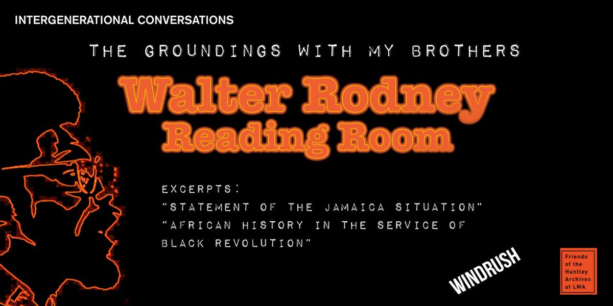Join our Walter Rodney Reading Room on Sat 7th Nov at 6pm for intergenerational discussions on Rodney’s affirmation that historical knowledge is a ‘weapon in our struggle’. Event link and tickets below!

fb.me/e/fbBVAg7NE

#WalterRodneyReadingRoom #PowerToThePeople #BHM