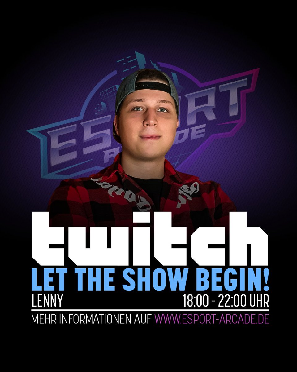 EsportArcadeDE's tweet photo. Ab 18:00 Uhr ist unser Lenny (@LennyTales) für euch da. Sein Stream-Ziel heute: Spaß haben in Crusader Kings 3, Call of Duty und Valorant 🤗 Seid dabei auf https://t.co/j95iTm0xH2 https://t.co/cFEL8tJoPY