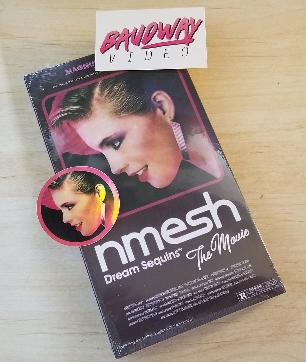 IndyAdvant's tweet photo. Welp, I know what I'm doing tonight! So stoked! Thank you @nmeshofficial and @maggiedottxt for creating this beautiful gem! 🌸🌸 Thank you @baudwayvideo / @lostangleslabel for the excellent work as always 👌
#vaporwave #vhs #nmesh ❤️❤️❤️ Made my day! https://t.co/SxbXEZ6abh