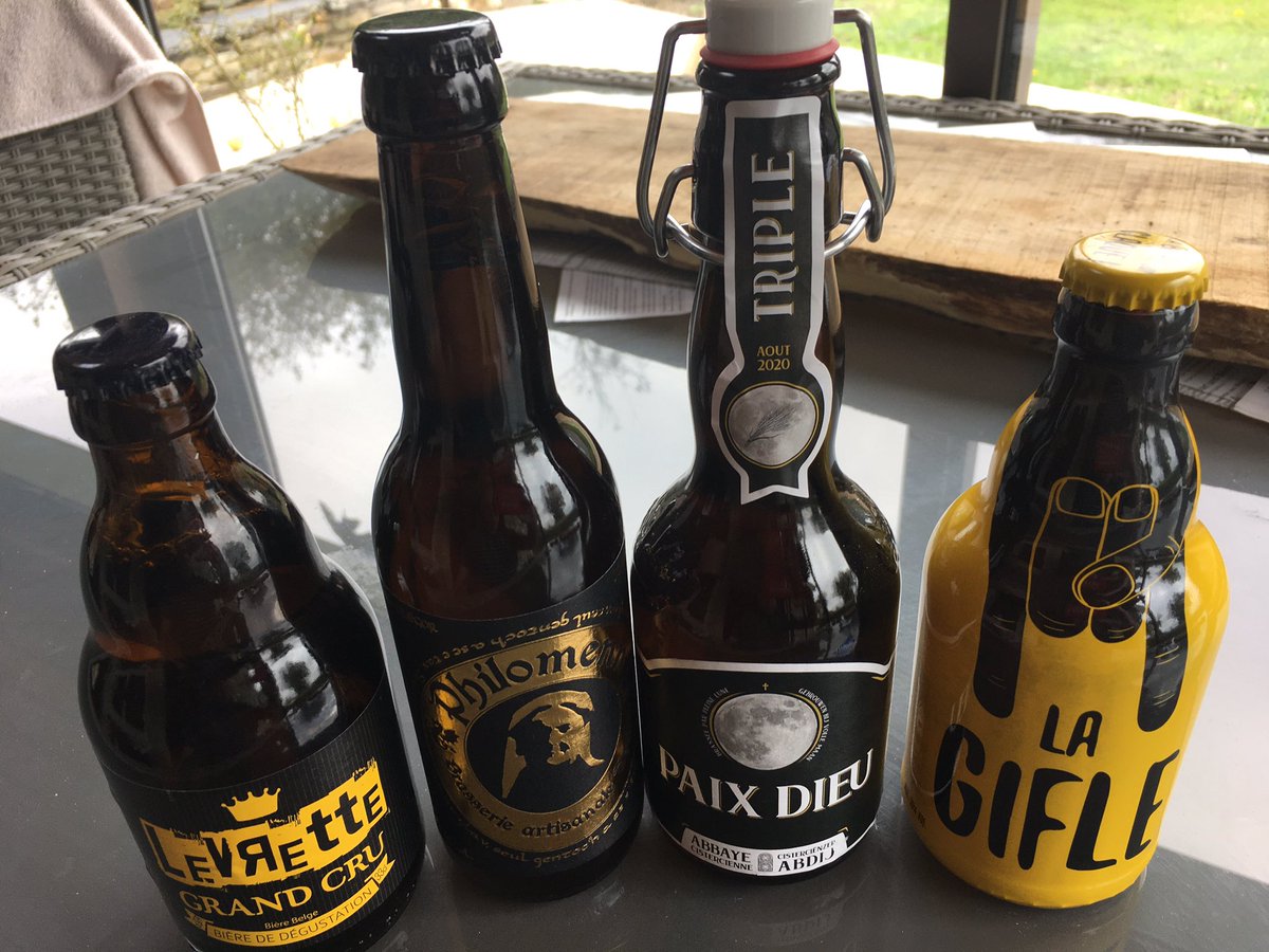 Food_A4thought's tweet photo. Discovered this fab Cave/Bar selling a whole variety of beers - this Blanche De Bruxelles is really good (fab slogan and logo too ๐). Picked up a few interesting ones to try ๐ณ๐ณ
#Beer #Biere #BlancheDeBruxelles #WhiteBeer #BiereBlanche #Cave #Bar #StrongBeers #RocketFuel https://t.co/J6B9KQFJZe