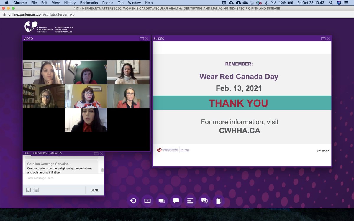 Carolina Carvalho, she/her (@carolinadcg) on Twitter photo Congrats <a href="/CWHHAlliance/">Canadian Women's Heart Health Alliance (CWHHA)</a> on highlighting the importance of assessing sex-specific CV RF in every woman!! #HerHeartMatters <a href="/ColellaTracey/">Tracey JF Colella 🇨🇦</a> <a href="/lisacotie/">Lisa Cotie</a> <a href="/hvanspall/">Harriette Van Spall, MD MPH 🇨🇦</a> <a href="/thaiscoutinhoCV/">Thais Coutinho</a> <a href="/HeartDocSharon/">Sharon Mulvagh MD FRCPC FASE FACC</a> <a href="/WomensHearts2/">Dr.Colleen Norris PhD 🇨🇦</a> <a href="/NicoleNickers11/">Nicole Nickerson</a> @helloconpreg @cpachecoMD <a href="/NajahAdreak/">Dr.Najah Abobaker Adreak</a> <a href="/SCC_CCS/">CCS</a> #CCC2020 Congrats <a href="/CWHHAlliance/">Canadian Women's Heart Health Alliance (CWHHA)</a> on highlighting the importance of assessing sex-specific CV RF in every woman!! #HerHeartMatters <a href="/ColellaTracey/">Tracey JF Colella 🇨🇦</a> <a href="/lisacotie/">Lisa Cotie</a> <a href="/hvanspall/">Harriette Van Spall, MD MPH 🇨🇦</a> <a href="/thaiscoutinhoCV/">Thais Coutinho</a> <a href="/HeartDocSharon/">Sharon Mulvagh MD FRCPC FASE FACC</a> <a href="/WomensHearts2/">Dr.Colleen Norris PhD 🇨🇦</a> <a href="/NicoleNickers11/">Nicole Nickerson</a> @helloconpreg @cpachecoMD <a href="/NajahAdreak/">Dr.Najah Abobaker Adreak</a> <a href="/SCC_CCS/">CCS</a> #CCC2020