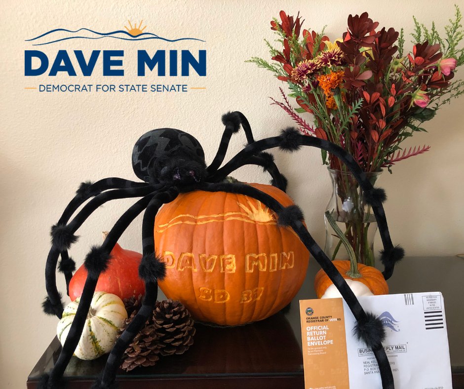 DaveMinCA's tweet photo. With COVID-19 still raging, this year's Halloween will be an unusual one. 

But however you're planning to celebrate (in our household, the trick or treating has already started), we hope you stay safe and enjoy the Halloween spirit!

And don't forget to vote! #MinForTheWin https://t.co/zJUHiDXK9C