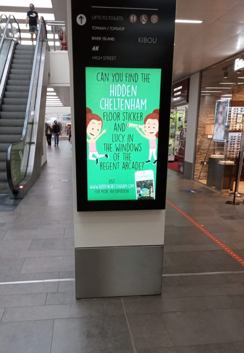 CheltenhamBID's tweet photo. Can you find all 12 Hidden Cheltenham trail locations spread across the town centre this half-term?  Find map and more info here https://t.co/Yq85jdDUsO #HiddenChetenham @regentarcade @TheBreweryChelt https://t.co/VoPsgTUXTw