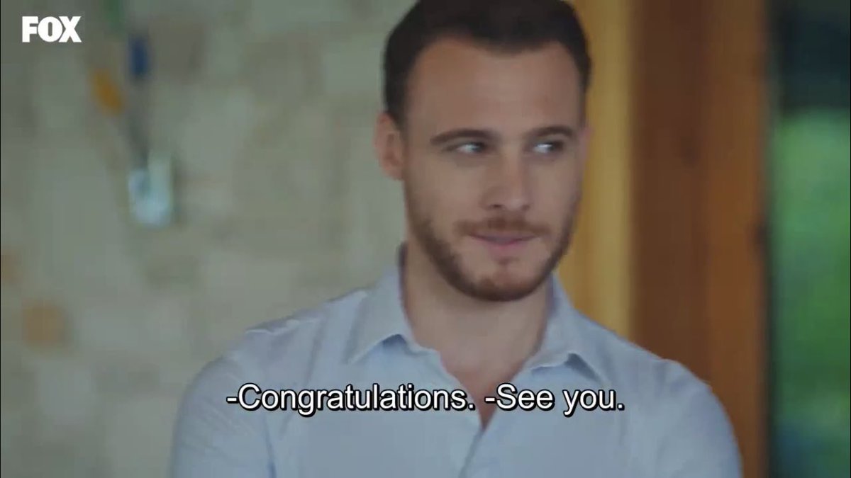 do you see that face?? it’s the face of a man who got exactly what he wanted and is acting cool about it as if he hadn’t developed a masterplan to make it happen  #SenÇalKapımı