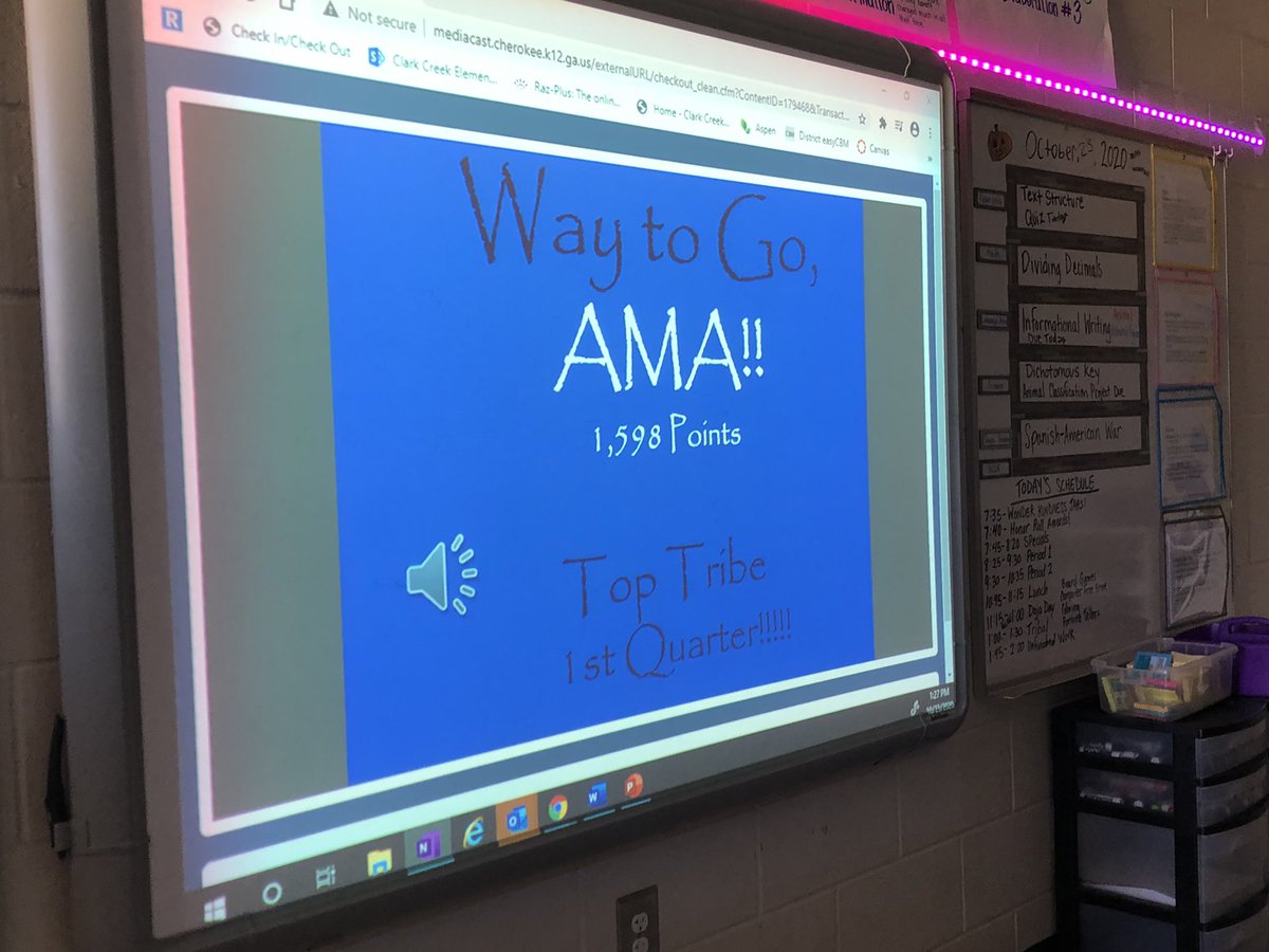 Judy_Cauthen's tweet photo. AMA won Tribal! Go AMA! So proud of our RedHawks! @DianaGodfrey17 @ClarkCreekSTEM https://t.co/Inugl3pOw8