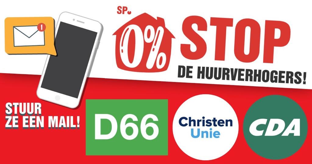 Middenin de #CoronaCrisis voerde minister #Ollongren de hoogste #huurverhoging in 6 jaar door! 

Asociaal

De partijen die haar steunden komen nu met mooie plannen voor na de verkiezingen 

Geen woorden maar daden 
Draai de huurverhoging nu terug 

Doe mee sp.nl/stopdehuurverh…
