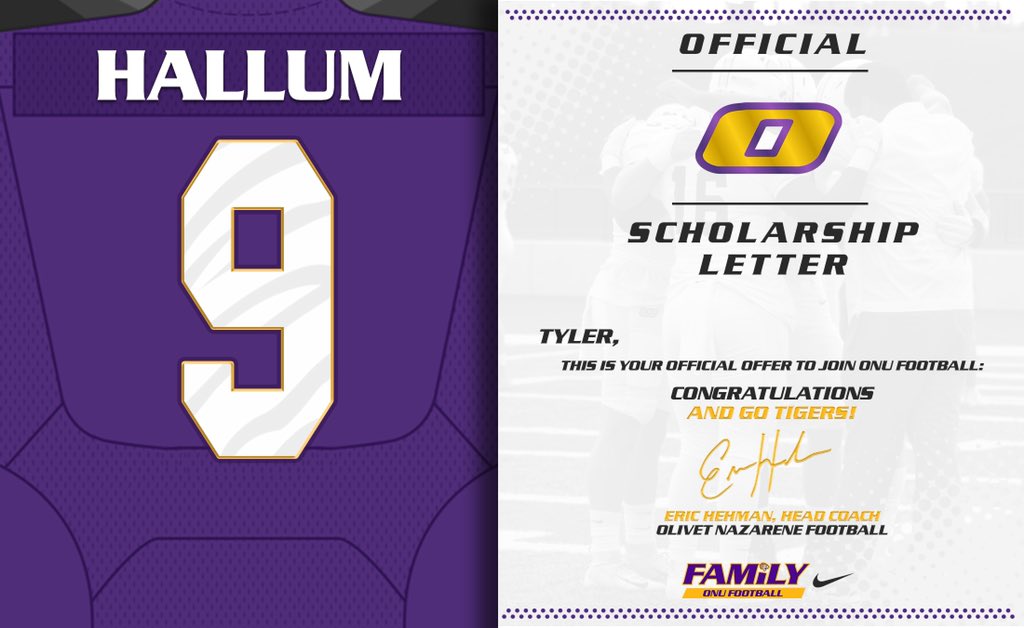 Tyler Hallum (@tylerhallum1) on Twitter photo After a great conversation with <a href="/CoachLeCroix/">Granville T. LeCroix</a> & <a href="/CoachRenfroe/">Coach Calvin Renfroe</a> , I am blessed to have received my second offer from Olivet Nazarene University.<a href="/RecruitGeorgia/">Recruit Georgia</a> After a great conversation with <a href="/CoachLeCroix/">Granville T. LeCroix</a> & <a href="/CoachRenfroe/">Coach Calvin Renfroe</a> , I am blessed to have received my second offer from Olivet Nazarene University.<a href="/RecruitGeorgia/">Recruit Georgia</a>
