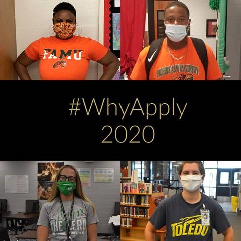 FLCollegeAccess's tweet photo. On this #FlashbackFriday, we are continuing to celebrate #WhyApplyPolk with @PolkSchoolsNews by sharing some reasons to apply for college, courtesy of Kathleen High in Lakeland! #WhyApply @American_CAC @KHSRedDevils https://t.co/SBz9D0xp7s