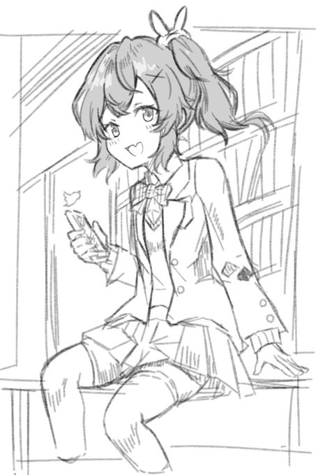 この前描いたワンドロの奴綺麗にしてみるテスト 