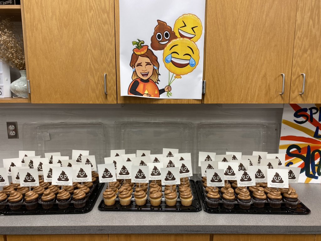 When you work at a place that gets it😂💩 “we know you’re pooped,but you’re doing great!” #prideinside2021  #MyMISD #Slaughterliveskind #MISDliveskind