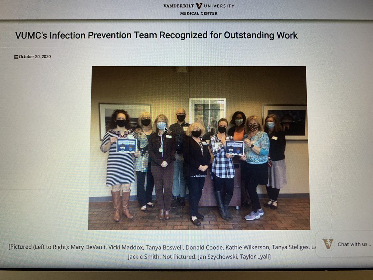 SHEA Lectureship at @IDWeek2020 concluding Infection Prevention Week. Shout-out to the VUMC IP team! @VUMC_ID <a href="/SHEA_Epi/">SHEA</a>